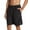 Black, variant on Mens Solid Lap 9 Inch Volley Short Swim Trunk - Light Smoke Grey - XXL