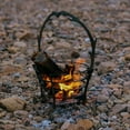 Folding Campfire Grill Camping Fire Pit Portable Wood Burning Bonfire