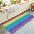 thumbnail image 3 of 2x6ft Area Rug,Multicolor Rainbow Abstract Colored Gradient Washable Large Rugs Soft Non-Slip Floor Rug Ombre Art Non-Shedding Indoor Carpets for Living Room Bedroom Home Office Nursery, 3 of 9