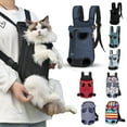 thumbnail image 5 of Adjustable Cat Carrier Bag Pet Double Shoulder Backpack Portable Bag Outdoor Travel Camping Hiking Cat Bag Dog Bag, 5 of 10