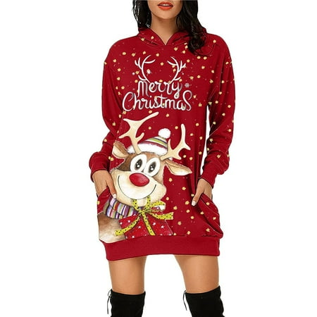 

Women s Sweatshirt Dress Dress Woman Casual Long Sleeve Pullover Dresses Lightweight Dress