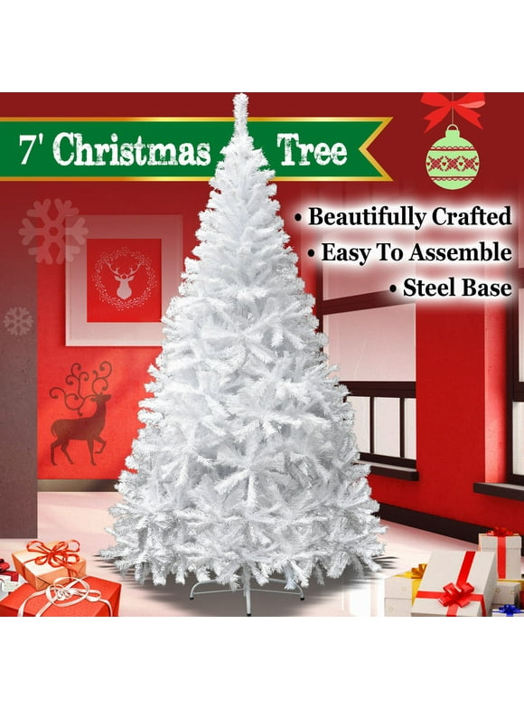 White Christmas Trees