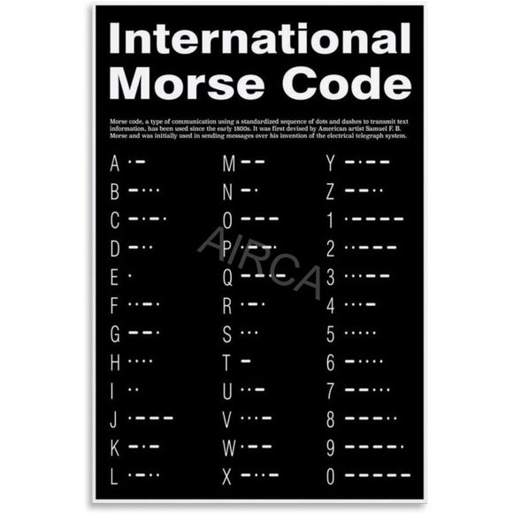Morse Alphabet Walmart Canada