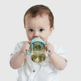 thumbnail image 3 of XIRQI  12 oz PPSU Wide Neck Feeding Bottle with Handle and Weight Straw (Blue, Stage 1 Nipple), 3 of 6