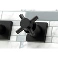 thumbnail image 4 of Kingston Brass KS6050DX Concord Two-Handle 3-Hole Wall Mount Roman Tub Faucet in Matte Black, 4 of 7