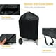 thumbnail image 4 of Funda para parrilla Oxford 420D, impermeable, funda para parrilla de gas, resistente al polvo, al agua y a los rayos UV, Ø77 x 90 cm, color negro, 4 of 5