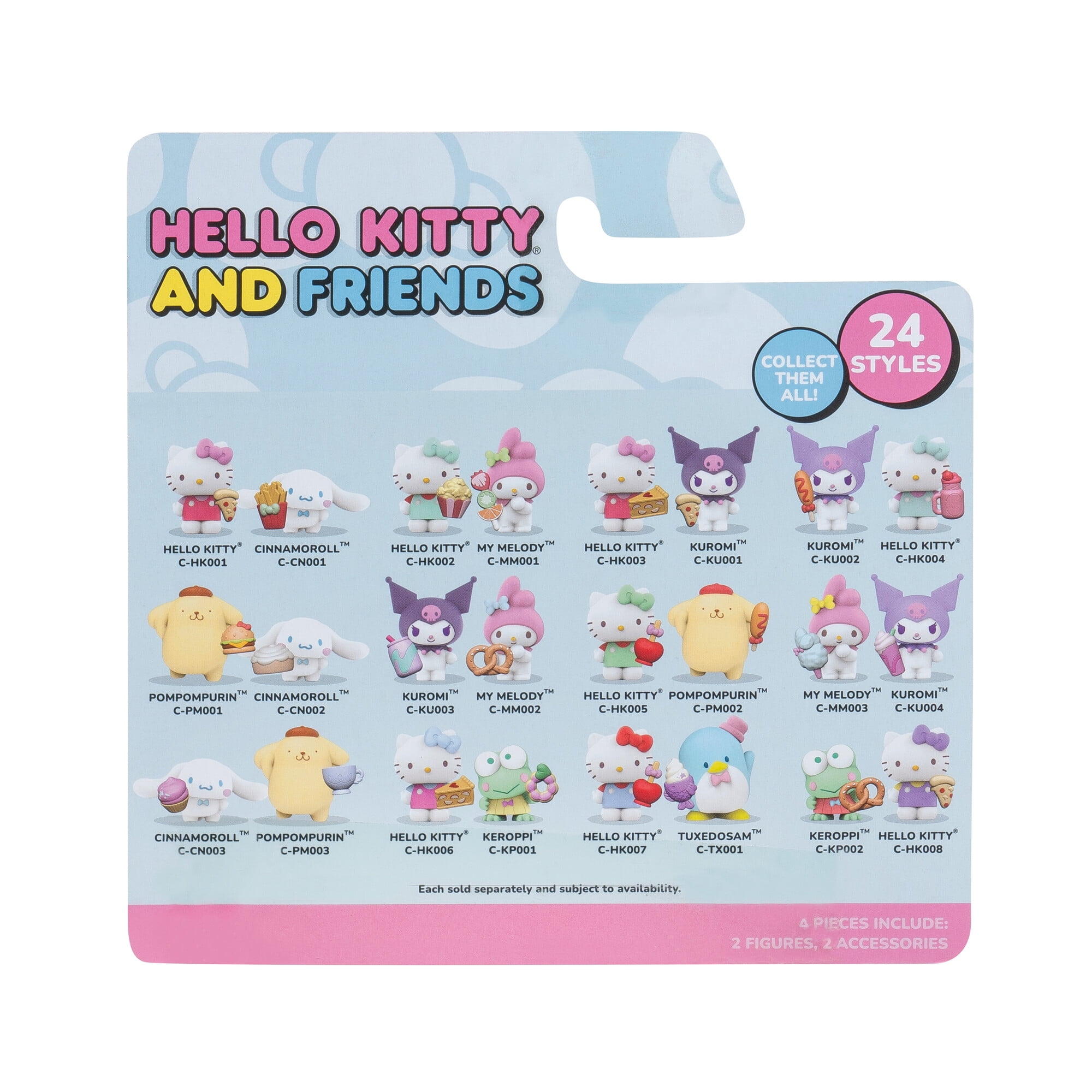 Hello Kitty® and Friends 2 Inch Figure Sweet & Salty 2 Figure Pack