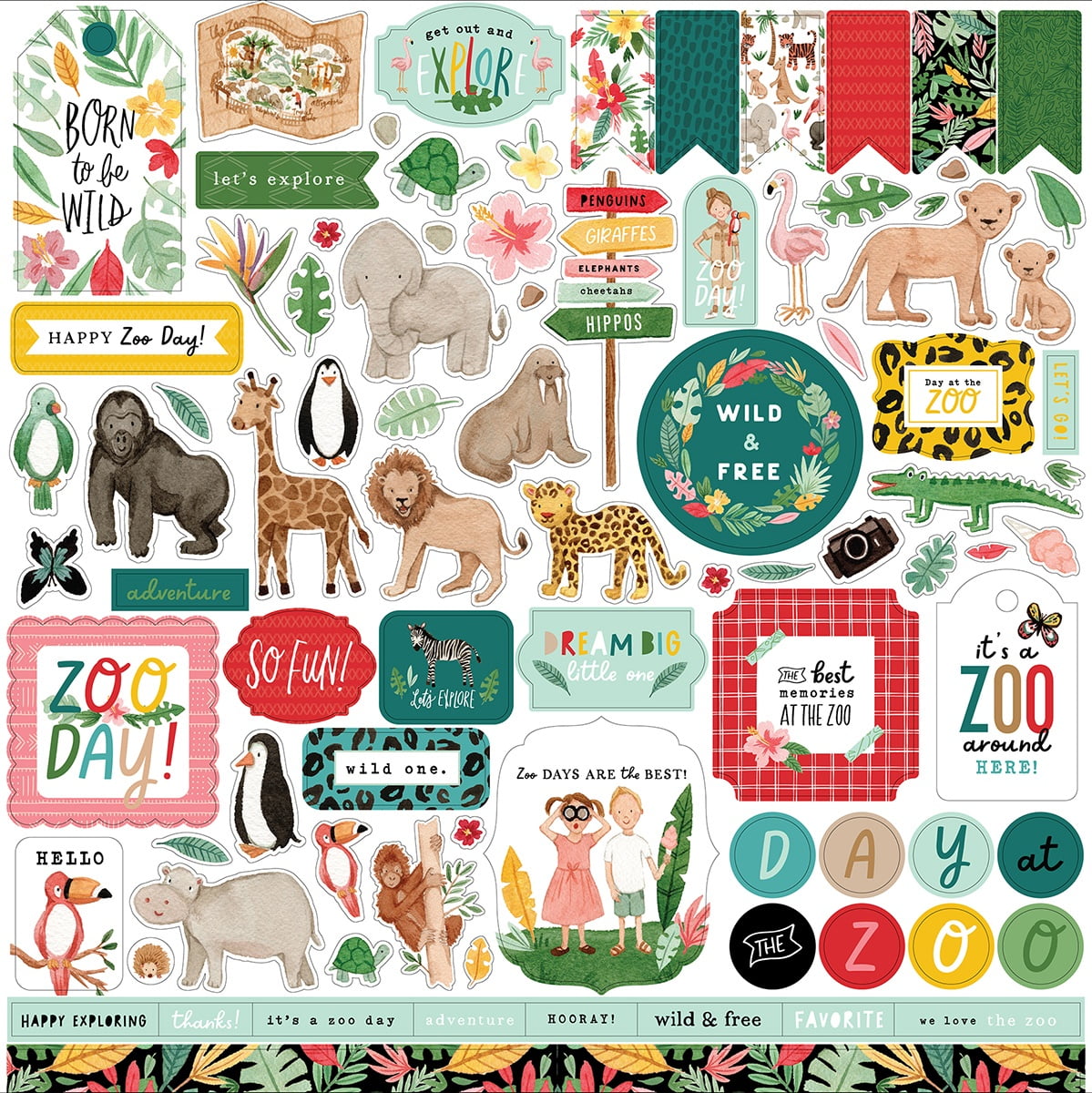 Stickers « Animaux de Noël » - VBS Hobby