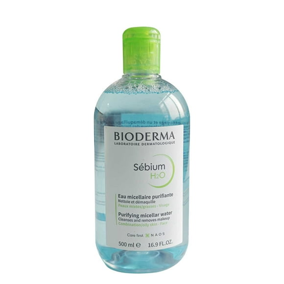 Green Makeup Remover Water - Gentle & Clean Makeup Remover, Lip & Eye Makeup Remover Liquid, Sensitive Skin Friendly, Refreshing Formula, Large Capacity, Removes Mascara Makeup Organizers