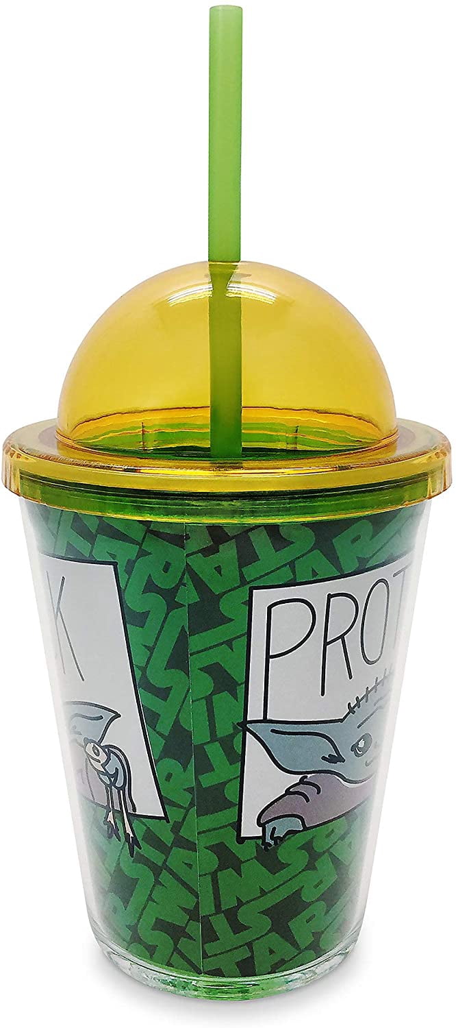 Disney Store The Mandalorian The Child Grogu Baby Yoda Tumbler Kids Drink Cup Star Wars