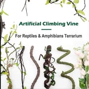 Trianu Hermit Crab Climbing Toys, Jungle Vines for Reptiles, Small Animal Terrarium Decor, Bendable, Artificial, for Hermit Crab, Frog and Reptile