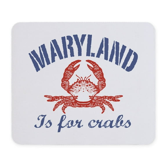 CafePress - Maryland Is For Crabs Mousepad - Non-slip Rubber Mousepad, Gaming Mouse Pad
