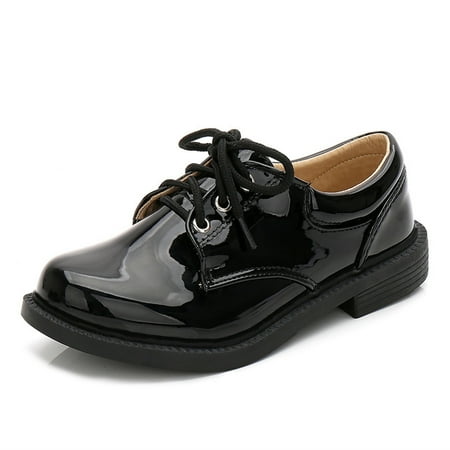 TMOYZQ Children s Wear Boys Dress Shoe Lace Up Communion Wedding Graduation Formal Shoes
