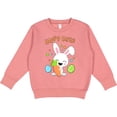 thumbnail image 2 of Inktastic Happy Easter Bunny with Eggs and Carrot Toddler Sweatshirt, 2 of 4