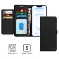 thumbnail image 3 of CoverON For Apple iPhone 13 Pro Max Wallet Case, RFID Blocking Vegan Leather 6x Card Slot Holder Cover Flip Folio Phone Pouch, Black, 3 of 7