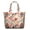 Geometric, variant on Lightweight Weekender Bag with Spiral Seashell and Nautical Shell Patterns, Multipurpose Travel Tote Bag for Summer and Sea