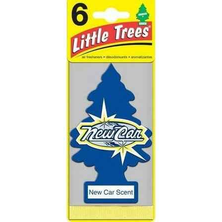 Little Trees Air Freshener New Car Scent Hanging Paper - Fresh Scent - 2 Pack