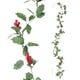 thumbnail image 5 of Rattan de Navidad hoja artificial Red Flower Rattan para la decoración del árbol de Navidad, 5 of 5