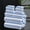 Blue, variant on 8 Pc Cotton Blend Bath Towel Set - 2 Big Bath Towels + 2 Washcloths + 4 Hand Towels, Plush Absorbent Two-Tone Stripe, Hotel Quality for Master Bath Guest Bath