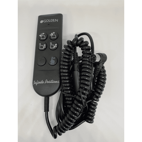 6 Button Hand Control for Golden PR-502 Infinite Position Lift Chair ZK756HCL