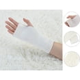 thumbnail image 2 of Gants Tricotés Sans Doigts Unisexes Blancs, 2 of 6