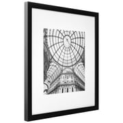 Gallery Perfect Black 12 Piece Square Photo Wall Picture Frame Set, 16.5x10.2x16.7