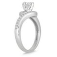 thumbnail image 2 of SZUL Women's AGS Certified 1 1/4 Carat TW Diamond Engagement Ring in 14K White Gold (J-K Color, I2-I3 Clarity), 2 of 4