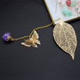 thumbnail image 2 of Marcador de metal con forma de mariposa y pluma: regalo perfecto para el día de la madre y cumpleaños para mujeres, ella, mamá, maestras y amantes de los libros: marcador de página único, 2 of 5