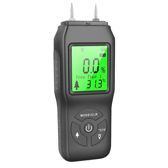 Digital Wood Moisture Meter Tester Water Leak Detector for Drywall Wood Masonry