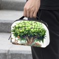thumbnail image 2 of Coconut Jujube Tree Charger Organizer Hard Drive Bag Cable Cord Organizer Small Storage Pouch Oxford Fabric Waterproof Electronic Digital Accessories Travel Case 5.9x9.44x3.14 in., 2 of 6