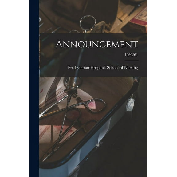 Announcement; 1960/61, (Paperback)