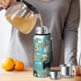 thumbnail image 4 of 20 Oz Chihuahua and Flower Florals Coffee Tumbler Double Wall Insulated Stainless Steel Water Bottle | Metal Reusable Thermoses Flask with Cup Cap | Leak & Sweat Proof with Anti-Dust Lid, 4 of 7