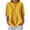 Yellow, variant on Cilsoka Women's Short Sleeve Waffle Knit Shirts Plus Size Dressy Casual Loose Button Henley Tops Fall Winter Fashion Blouse