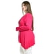 thumbnail image 2 of Blusa New York de manga larga Roman Fashion /Tallas Extras, 169 (Fiusha) fucsia 42, 2 of 5