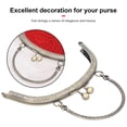 thumbnail image 3 of UrbanEden Semicircle Purse Handle Frame Metal Handbags Clasp Lock 16.5cm Bag DIY Making Supplies, Handbag Handle Clasp,Purse Handle For DIY Making Handbag Sewing Craft Accessori, 3 of 8