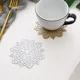 thumbnail image 3 of 1 posavasos para bebidas, copos de nieve navideños, mantel individual de PVC para cocina, manteles individuales para mesa, manteles individuales con aislamiento térmico para comedor, 3 of 3