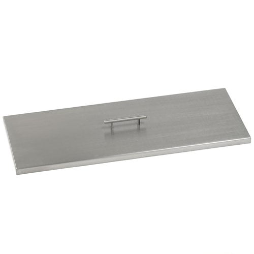 Photo 1 of American Fireglass Rectangular Stainless Steel Fire Pit Cover