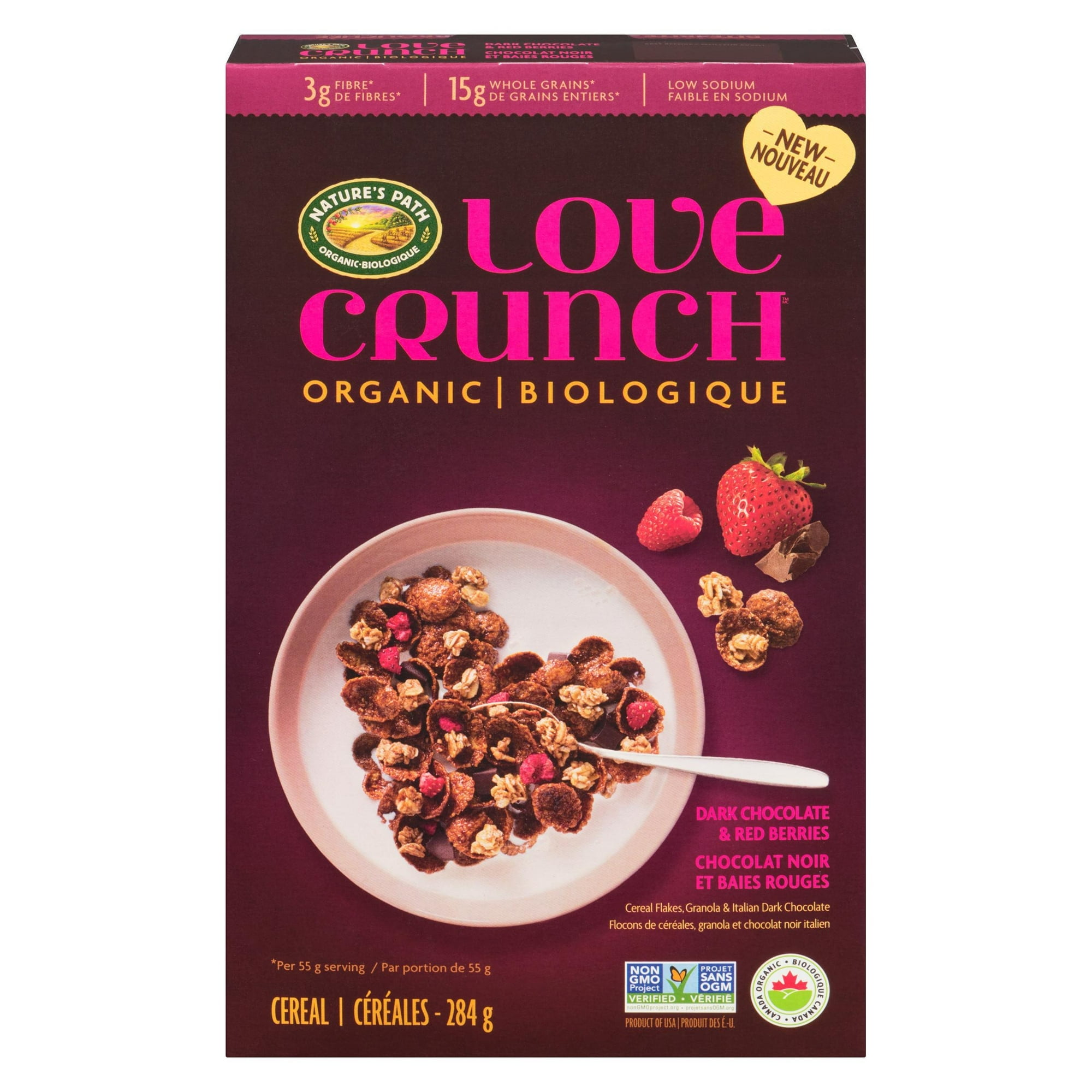 Love Crunch Dark Chocolate & Red Berries Cereal