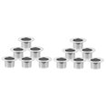 thumbnail image 4 of Hemoton 12 pcs  Metal Candle Holder Decorative Electroplate Alloy Candle Holder Tealight Holder, 4 of 8