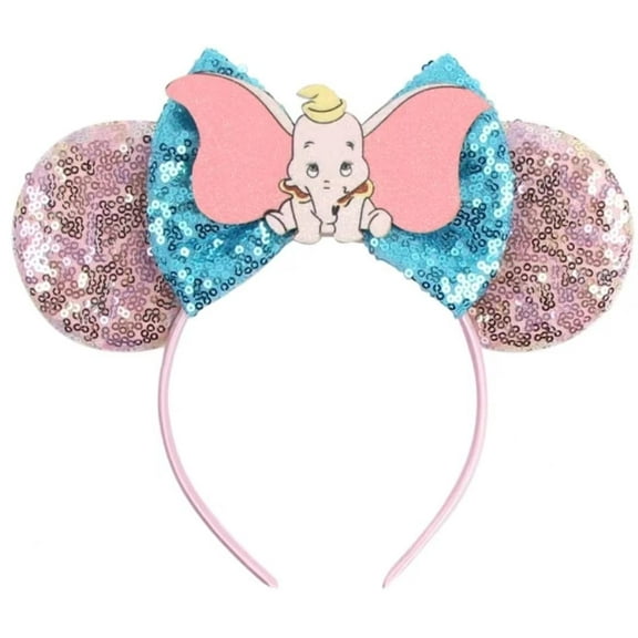 Elephant Sequin Mickey Minnie Ears Headband / Minnie Inspired Princess Ears / Minnie Headband