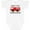 AA-White, variant on Daddy's Little Firefighter Boys or Girls Baby Bodysuit