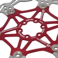 thumbnail image 2 of Bicycle Disc Brake Rotor Stainless Steel Brake Disc Brake Rotor Pad with 13 Bolts Cycling Accessory for Mountain Road Bike, Red, 180mm, 2 of 7
