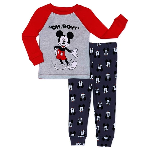 Mickey Mouse Baby Boy Sleepwear Set, 2 Piece