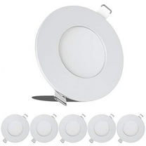 5 Pack Leisure LED RV Boat Recessed Ceiling Light 240 Lumen Super Slim LED Panel