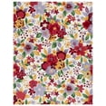 thumbnail image 2 of Safavieh Easy Care Alana Floral Area Rug, Ivory/Red, 8' x 10', 2 of 10