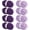 Purple, variant on Assorted Color Chunky Yarn for Crocheting - Pack of 8, Bulky Large Soft Fluffy Yarn, Plush Fuzzy Yarn Thick Chenille Yarn for Hand Knitting/Arm Knitting (27yds,8 oz Each Skein)