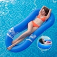 thumbnail image 1 of Hamac de Piscine Gonflable, Matelas Flottant, Fauteuil Bouée de Piscine, Canapé, 1 of 5