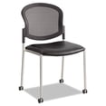 thumbnail image 2 of Safco Diaz Guest - Chaise - Visiteur - Vinyle, Maille - Noir, 2 of 2