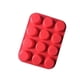 thumbnail image 5 of 12-Cup Silicone Muffin Pan - Non-Stick BPA-Free Regular Size Cupcake Pan, 5 of 5
