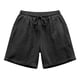 thumbnail image 3 of Ceisia Men's Casual Crinkled Cotton Shorts Summer Loose Wide Leg 5 Inch Shorts with Side Pockets Black L Gifts, 3 of 4
